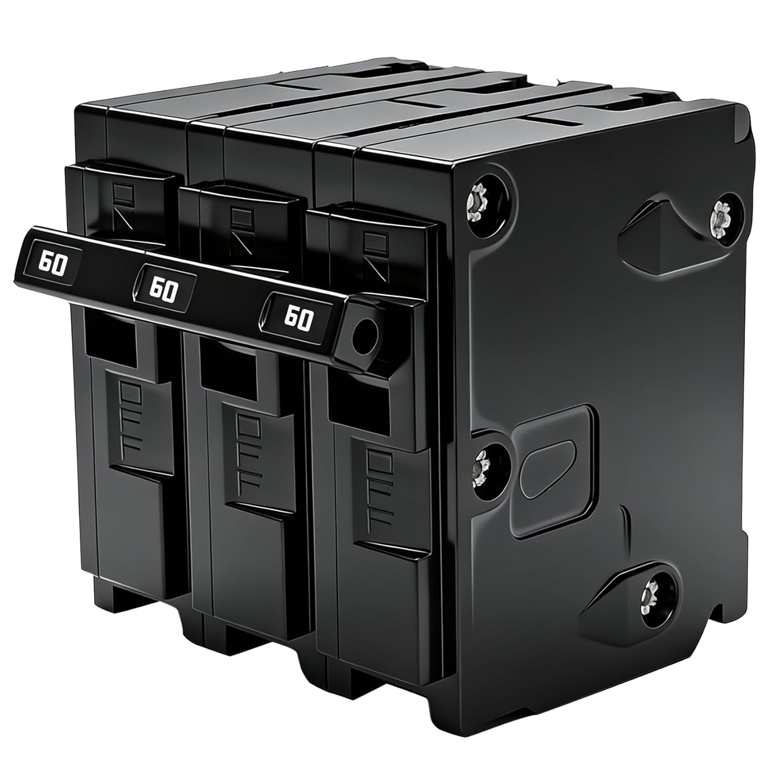 Q360 Circuit Breaker, 3 Pole 60-Amp, 120/240v, Fit for Siemens Type EQ, EQL, SEQ, EQG, PL and ES Series loadcentres.Plug-in Standard Circuit Breaker,Thermal Magnetic Protection.
