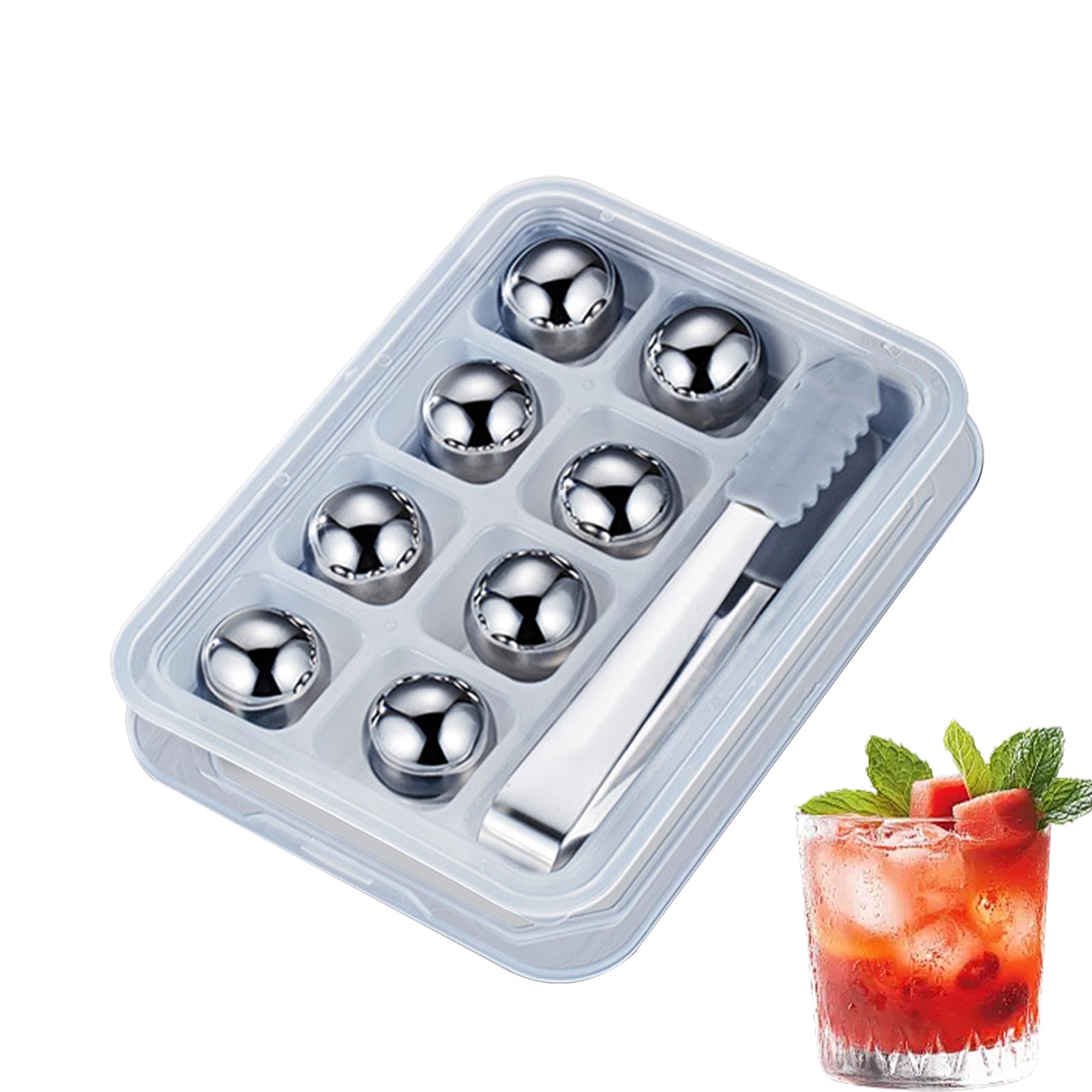 Bolas de hielo reutilizables contra bebidas aguadas: enfría whisky y café con este set