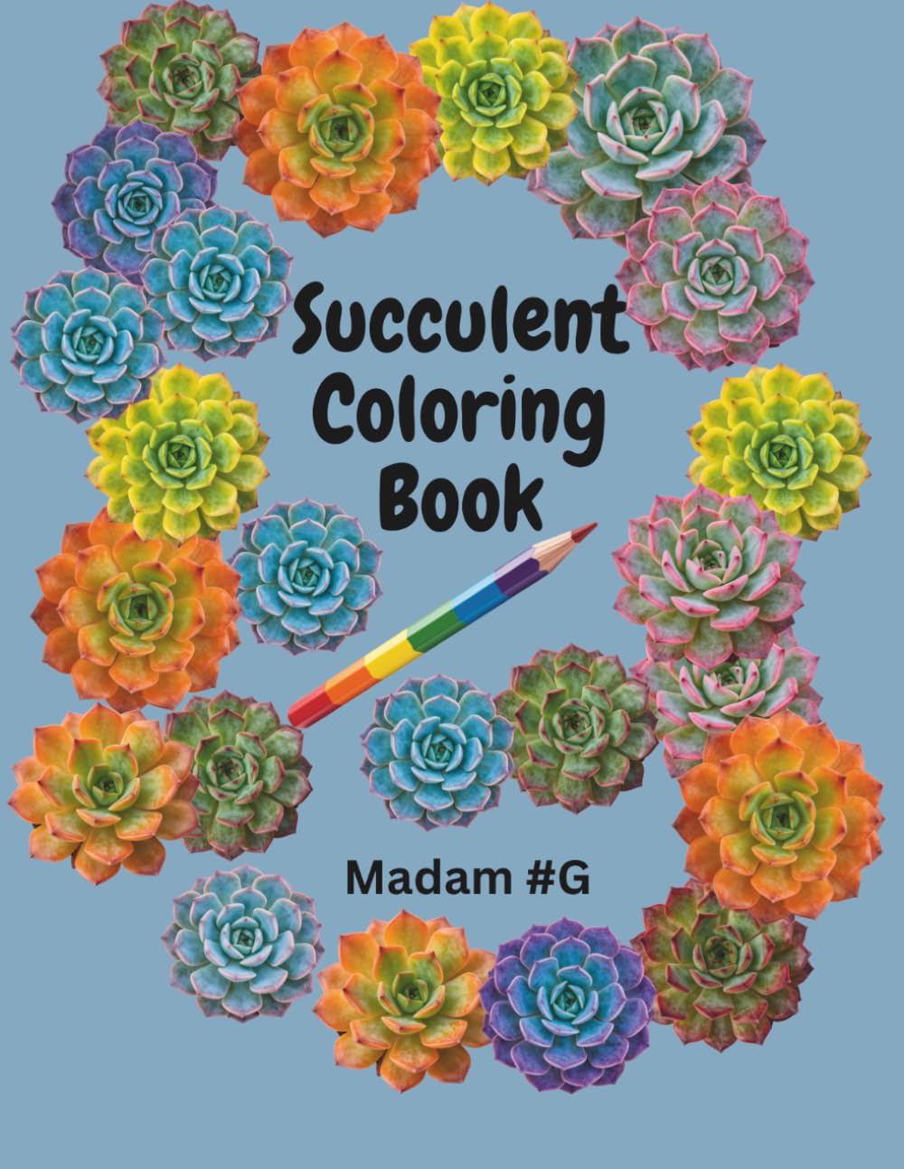 Succulent Coloring Book