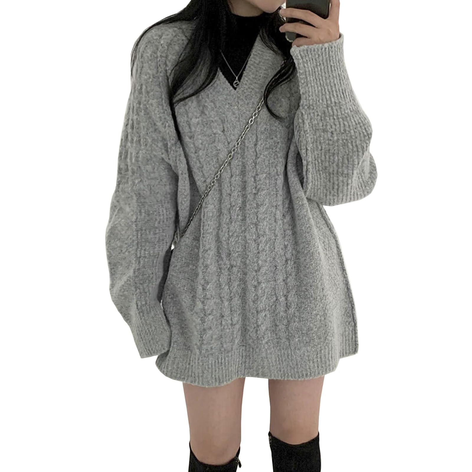 Amazon | [OGCPWYQZ] セーター レディース Vネック ニット