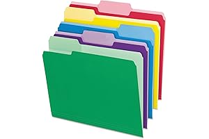 Pendaflex File Folders with Erasable Tabs for Hassle-free Organization