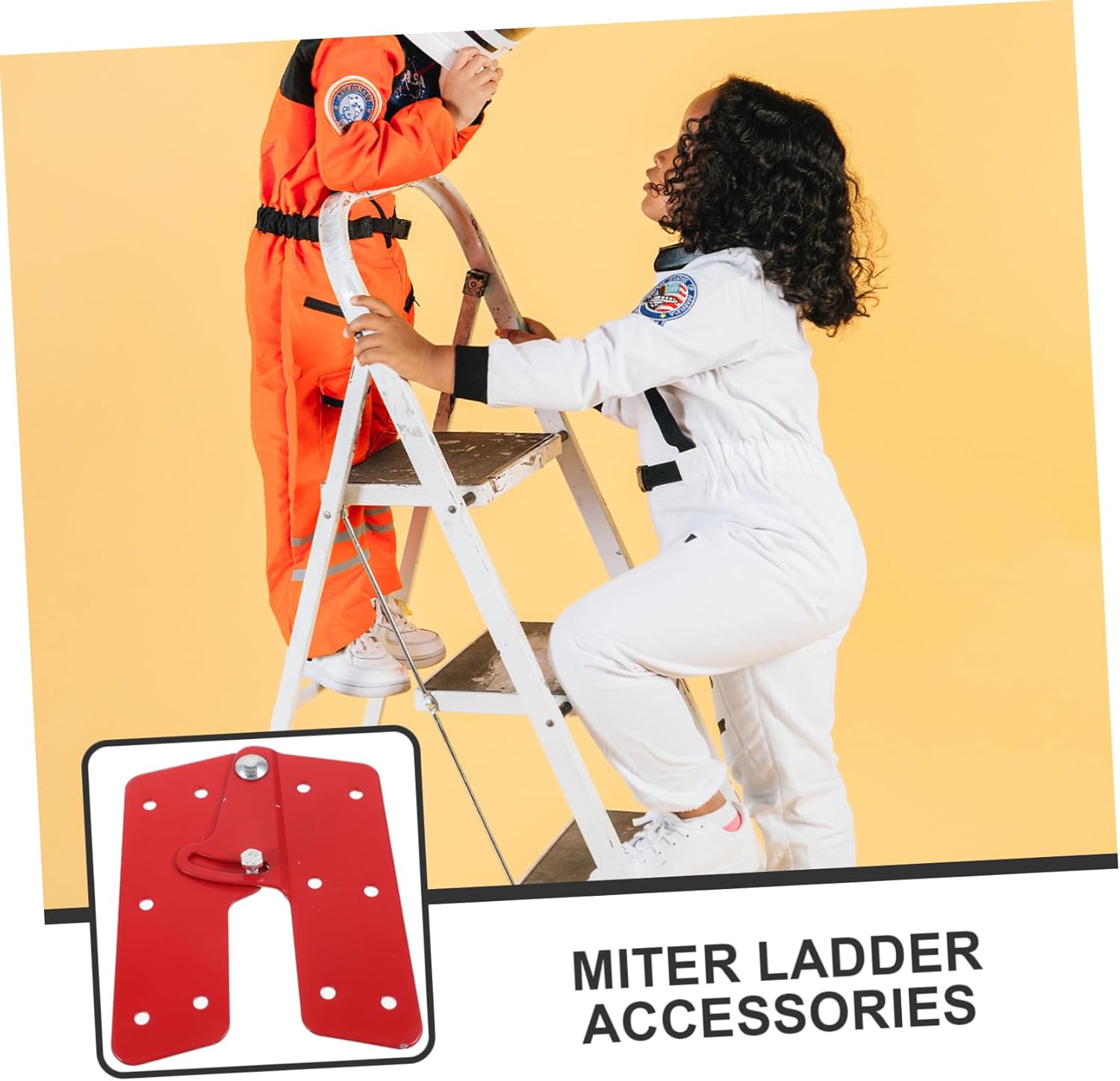 Tofficu 2Pcs Folding Ladder Hinge Joint Durable Ladder Attachment for Step Ladder Parts Easy Installation for Attic Stairs and Elevators Versatile Design for Stability and Safety