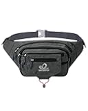 Large Fanny Pack Waist Bag: Multipocket Woman Man Waist Pack Runner Hip Pouch Purse Belt Bag Water Resistant Bum Bag Fit All Phones for Walking Jogging Running Cycling Travelling Hiking