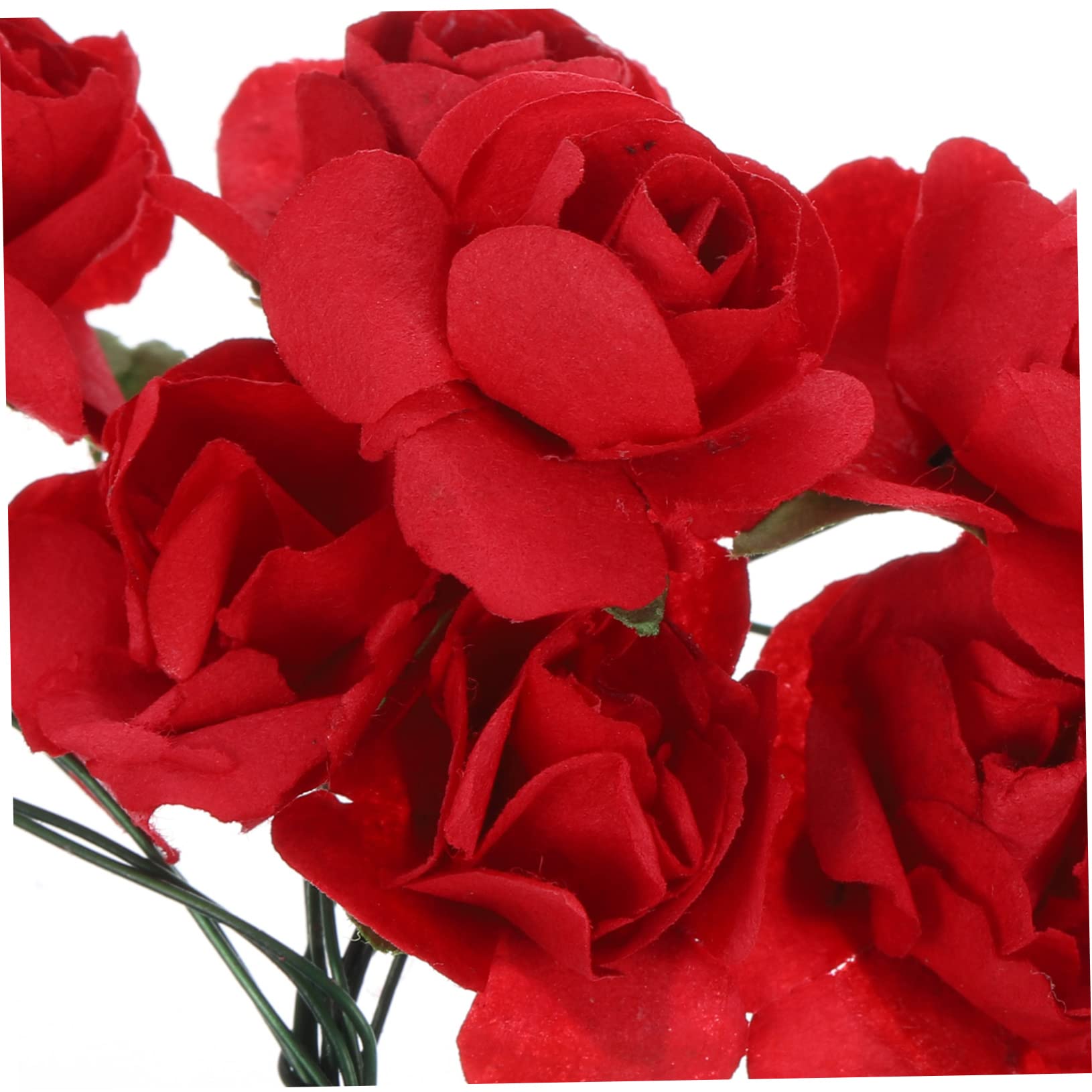 Amazon.co.jp: Anneome 144個入り 紙製ローズフラワー アートフラワー