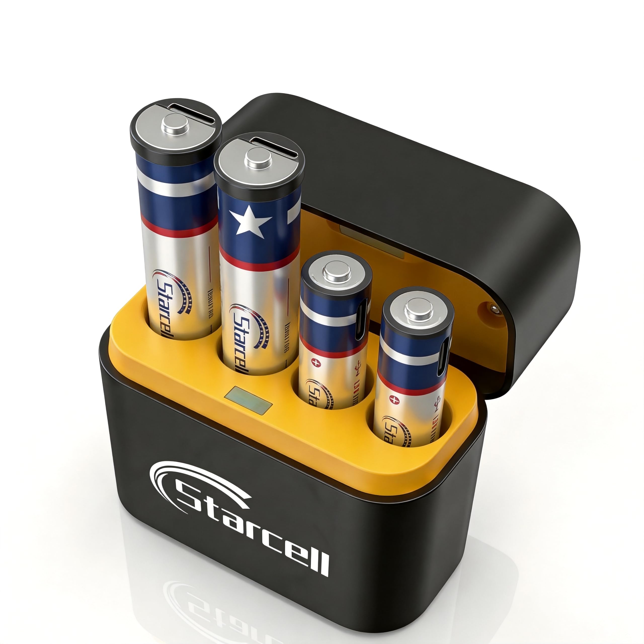 Rechargeable AA AAA Batteries & Wireless Fast Charger Kit | 1.5V High Capacity 𝕃𝕚𝕥𝕙𝕚𝕦𝕞 3000 mAh | Pack of 4 Batteries(2+2) |1500+ Cycles |15‑Years Life | OEM | Made in United States-image-9