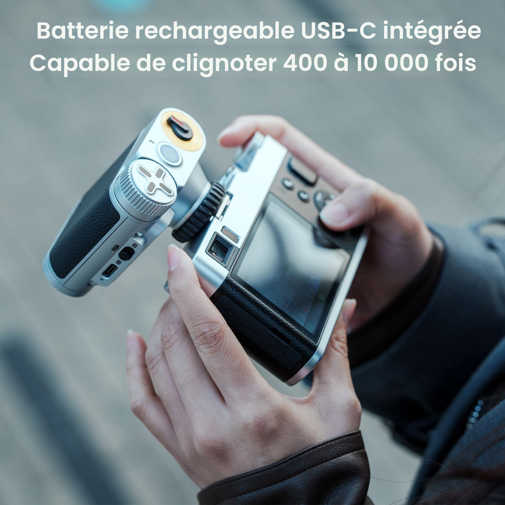 VILTROX Retro Flash Speedlite,Mini Flash Appareil Photo GN12,7 Niveaux de Puissance,24W/s Pleine Puissance,Recyclage 0,1–1,5s,S1/S2 Contrôle Optique pour Sony Fujifilm Canon Nikon Olympus (Z1)