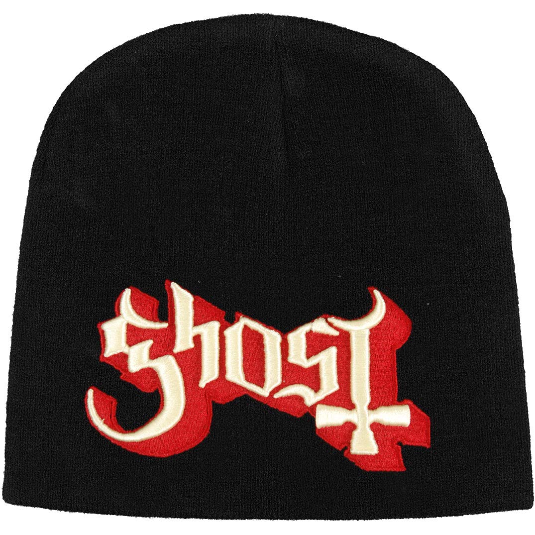 Ghost Classic Logo Beanie Hat Black
