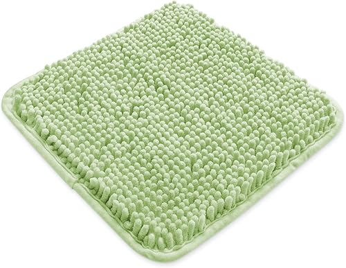 Miniatura 252 de Yeaban Alfombras de baño gris oscuro – Gruesas alfombras de baño de chenilla | Alfombras de baño absorbentes y lavables antideslizantes, alfombras