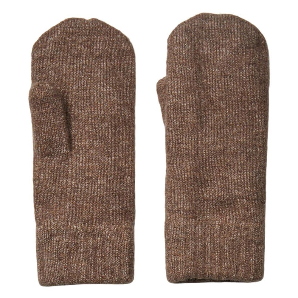 PIECES Women's Pcnella Mittens Noos BC Mittens, fossil, One size