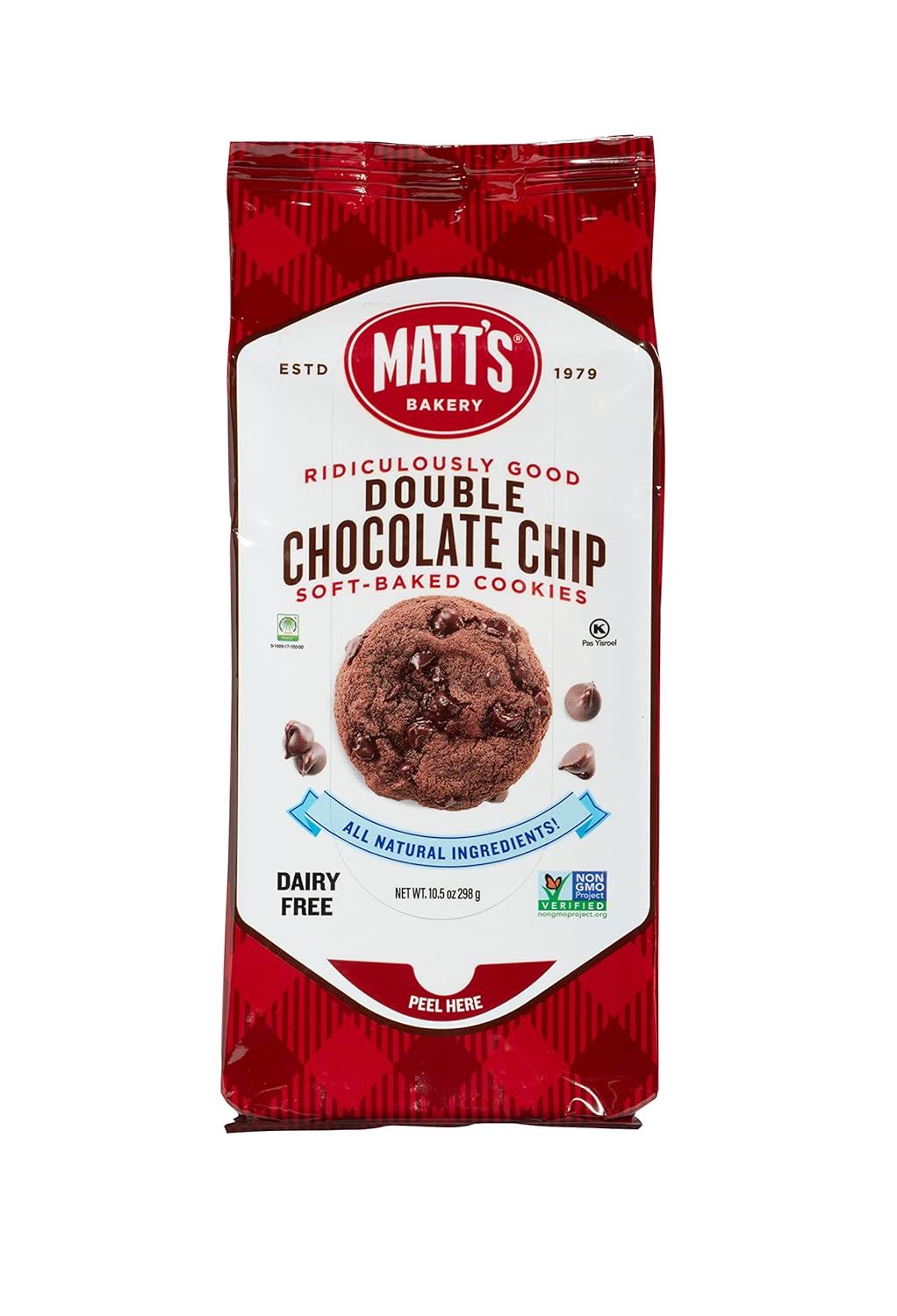 Generic Matt.'s Cookies - Cookies Double Chocolate Chips 10.5 oz (Pack of 6)