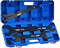 Orion Motor Tech 15-Pc Fan Clutch Wrench Set for Ford GM Dodge Trucks - Heavy-Duty 22-51mm Tools + Pulley Holder