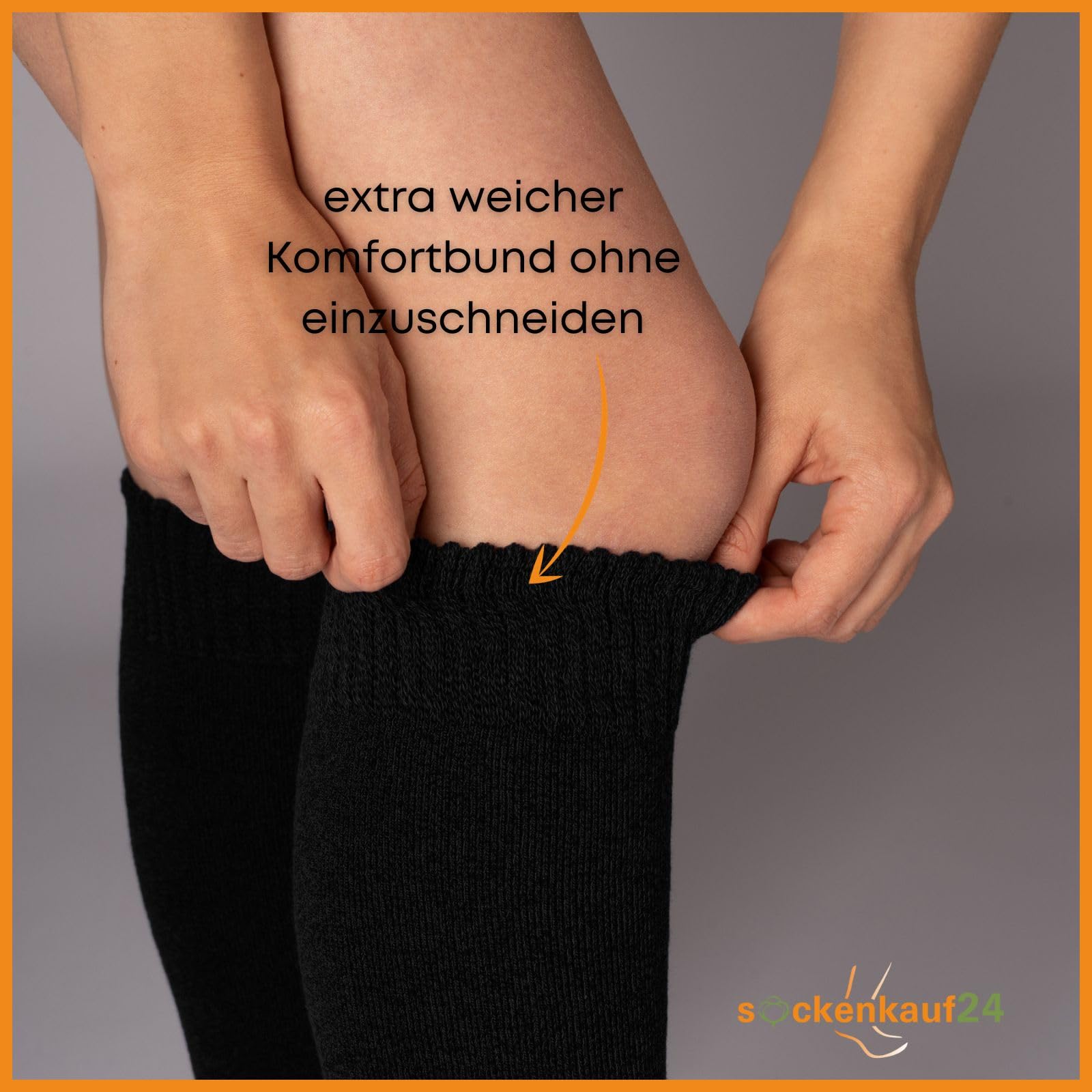 sockenkauf24 4 Paar Herren THERMO Kniestrümpfe Winter Innenfrottee Vollfrottee extra warm