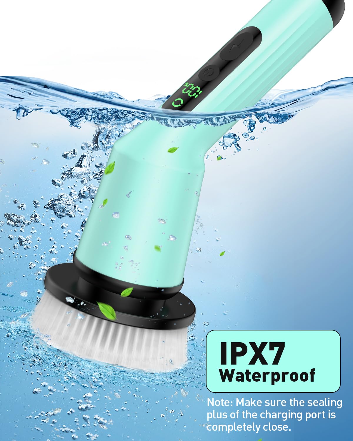 Electric Shower Scrubber - Powerful Cleaning! -6 Electric Shower Scrubber - Powerful Cleaning! -6