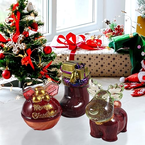 Miniatura 2 de 3 moldes de resina de Navidad, adornos de Navidad 3D, moldes de silicona para hacer velas de Navidad, moldes de fundición de epoxi para bricolaje,