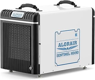 ALORAIR Basement/Crawlspace Dehumidifiers 198 PPD (Saturation), 90 Pints (AHAM), 5 Years Warranty, Condensate Pump, Auto D...