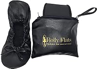 Women's Foldable Flats – Portable Ballet Slippers Shoes for Travel, Wedding – Fits in Purse
