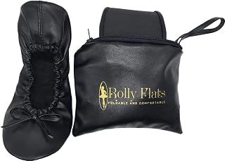 Women's Foldable Flats – Portable Ballet Slippers Shoes for Travel, Wedding – Fits in Purse