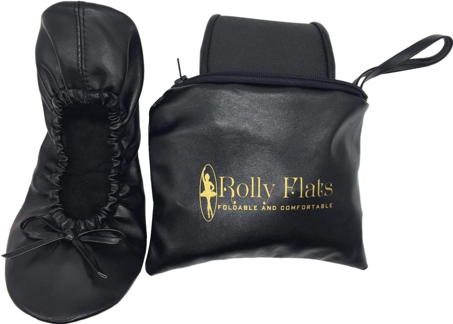 Women's Foldable Ballet Flats – Portable Flat Shoes for Travel and Wedding that Fit in Your Purse