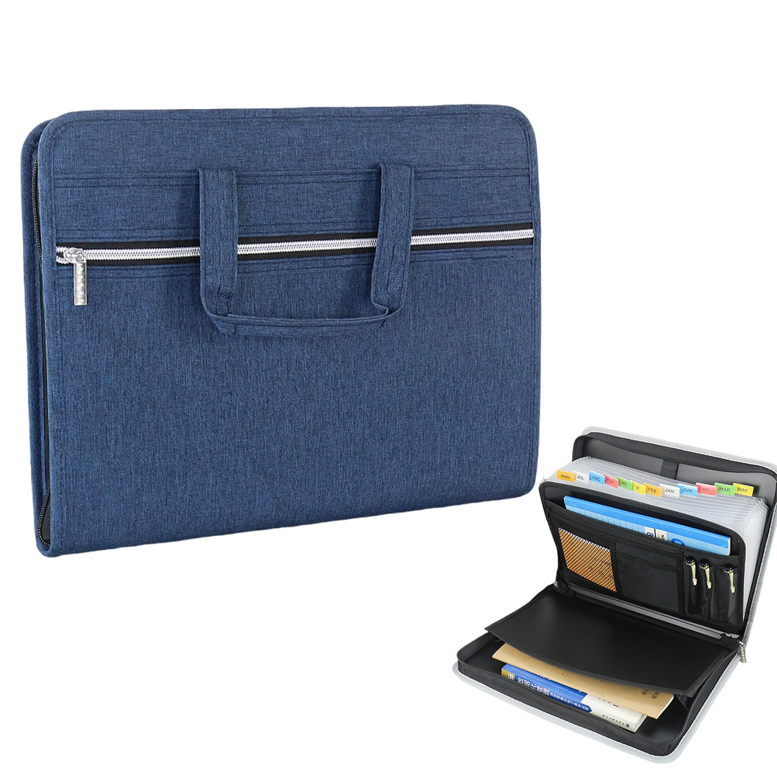 Classeur extensible avec poignée ergonomique et trieur à grande capacité 400 feuilles - 8