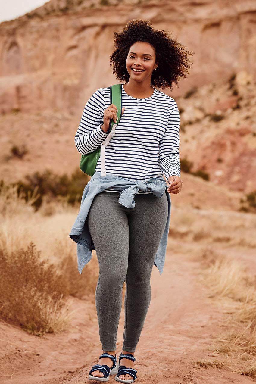 Lands' End Women's Starfish Mid Rise Knit Leggings - Image 3