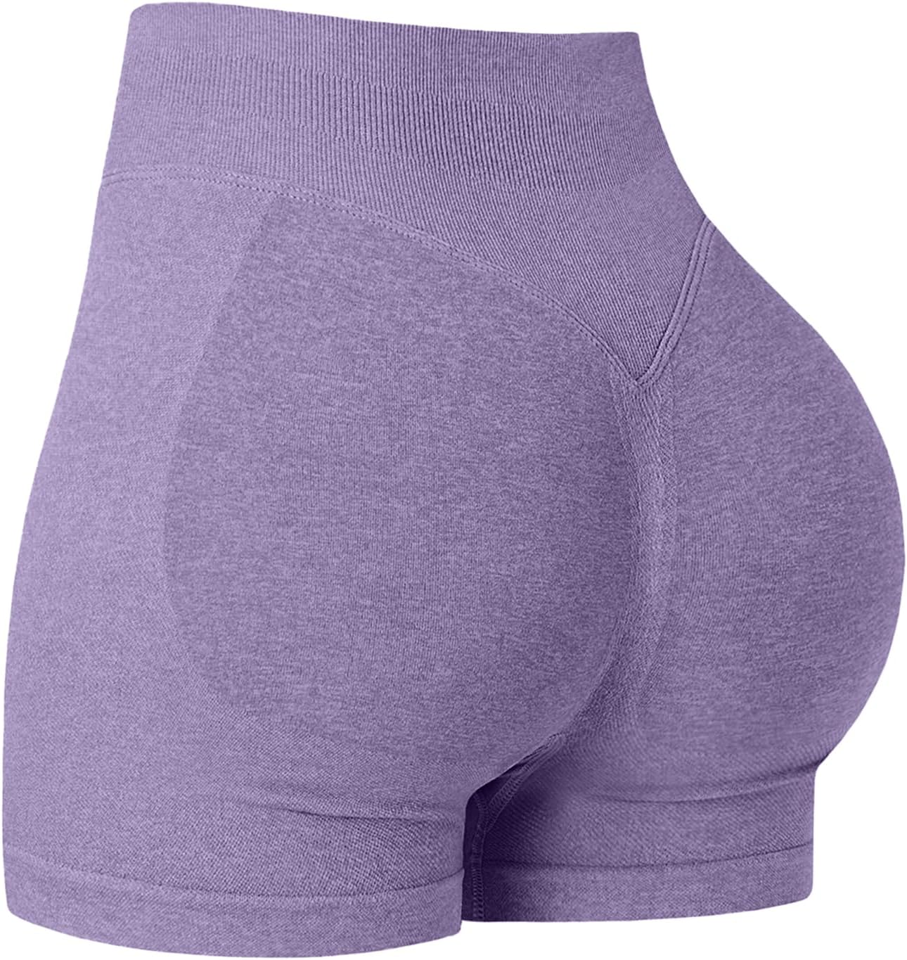 OVESPORT Seamless Workout Shorts for Women Scrunch Butt Lifting Gym Booty Biker Short Pants