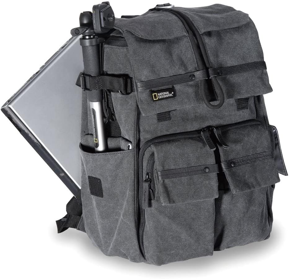 eWINNER NGW5070 Multi-functional Digital Camera Backpack Canvas Walkabout doubleshoulder DSLR Camera Backpack Laptop bag for Nikon/Canon/Sony/Fujifilm Cameras Lenses Tripod Photography Accessorie