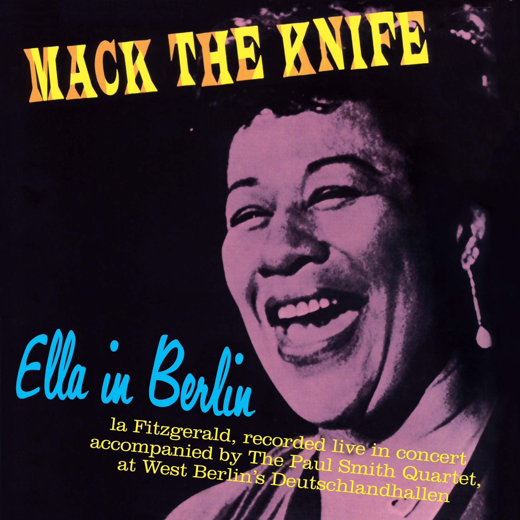 Ella In Berlin (Mack The Knife) + 4 Bonus Tracks! (Limited Edition In Solid Blue Coloured Vinyl) [VINYL]