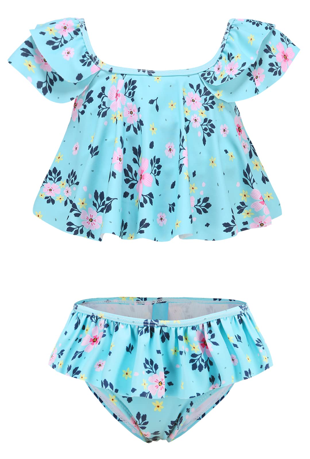 Moon Tree Bañador para Niñas Bikini Niña Traje de Baño de Dos Piezas 3-16 años