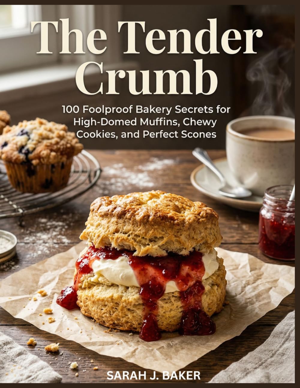 The Tender Crumb: 100 Foolproof Bakery Secrets for High-Domed Muffins, Chewy Cookies, and Perfect Scones from The Hungry Gnome.