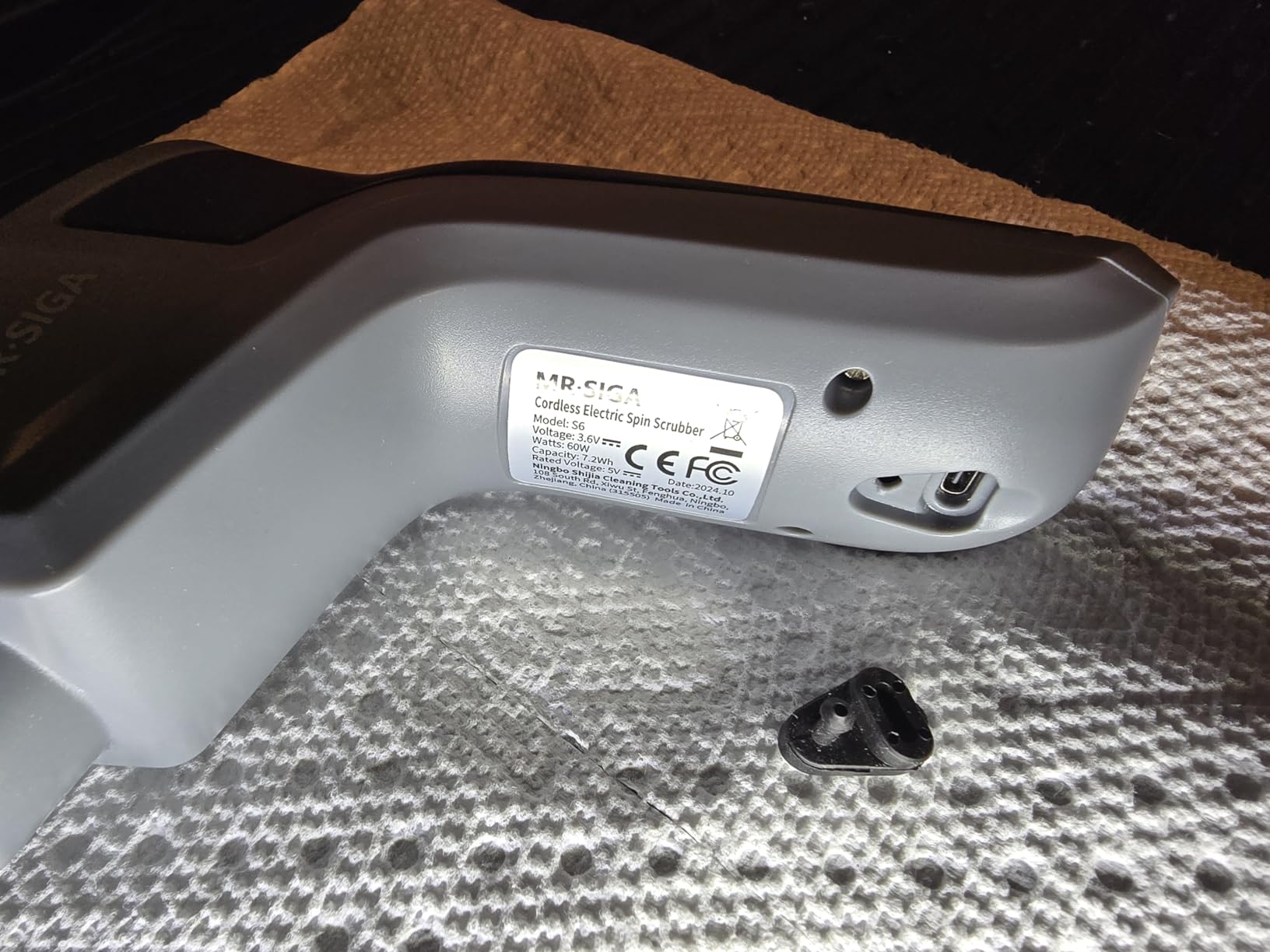 electric spin scrubber cleaner product image 3