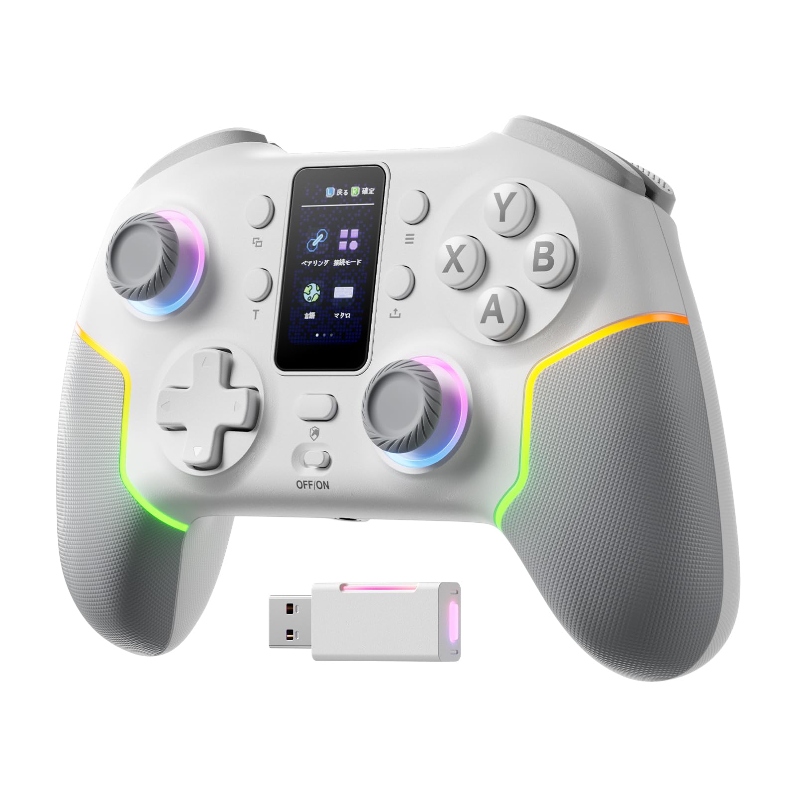 Switch 本体　無線コントローラー　2個付き Amazon.co.jp: Switch コントローラー Switch2 TURBO連射機能