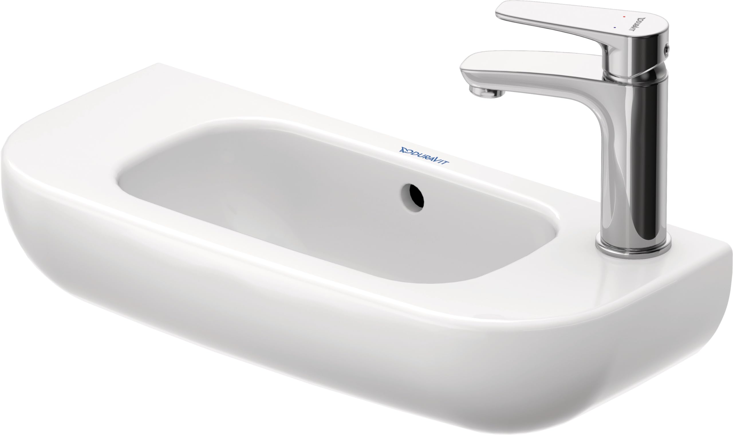 07065000082 D-Code Lavabo de enjuague manual, color blanco