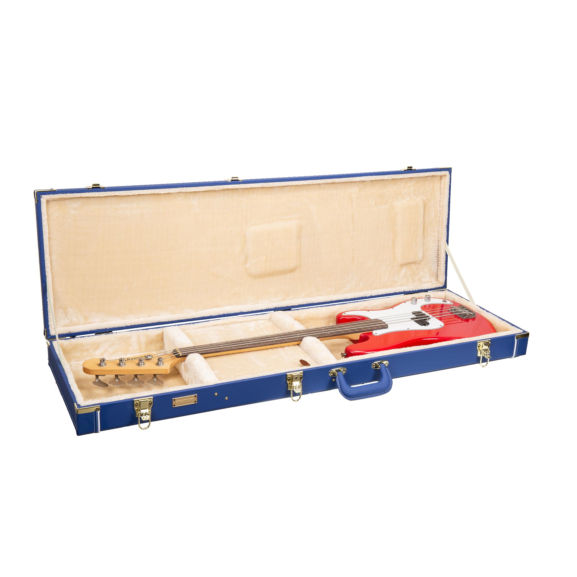 Amazon.com: Crossrock Wooden Bass Guitar Case for Fender Precision