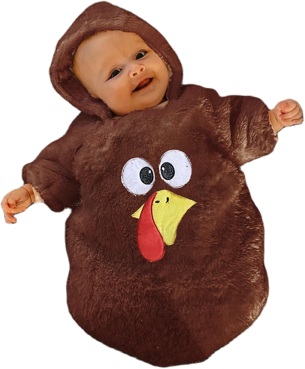 Infant Baby Girl Boy Halloween Outfits Long Sleeve Jumpsuit Ghost Romper One Piece Fall Winter Hoodie Bodysuit