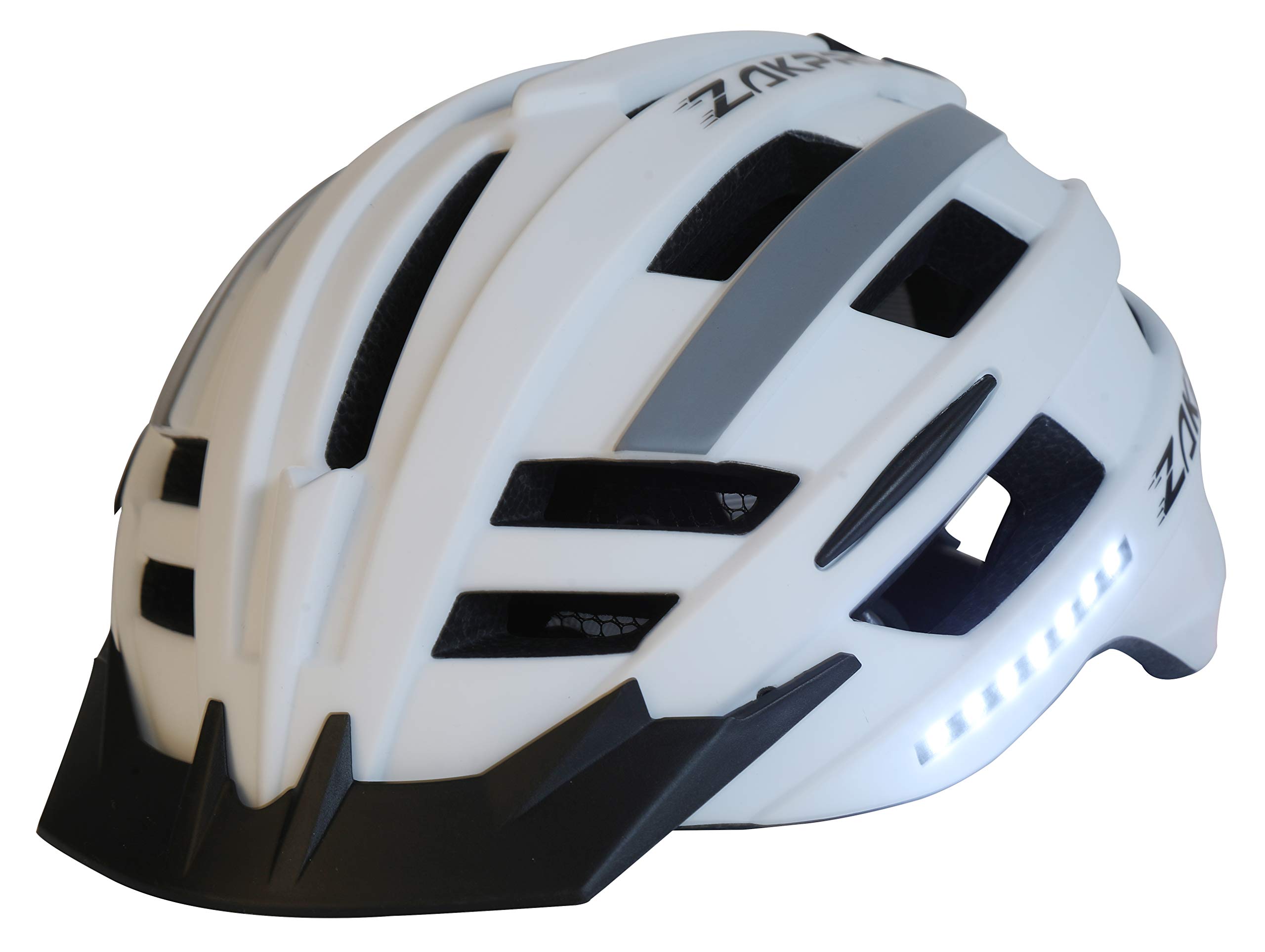 ZAKPROSmart Turn Signal Cycling Helmet with Integrated Technology - Stellar Series (Black)