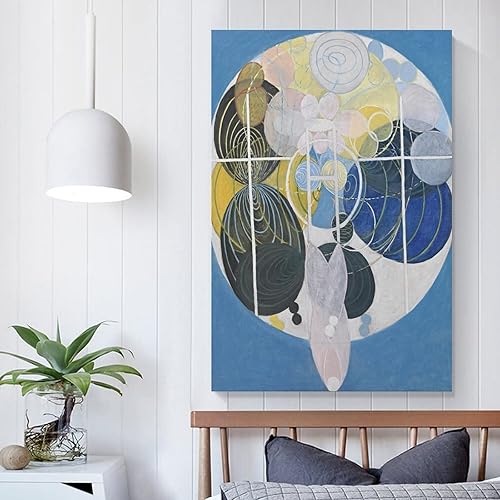 Miniatura 5 de Hilma Af Klint - Las pinturas de figuras grandes, número 5, grupo III, la clave de todos los trabajos hasta la fecha, el póster decorativo de la WU