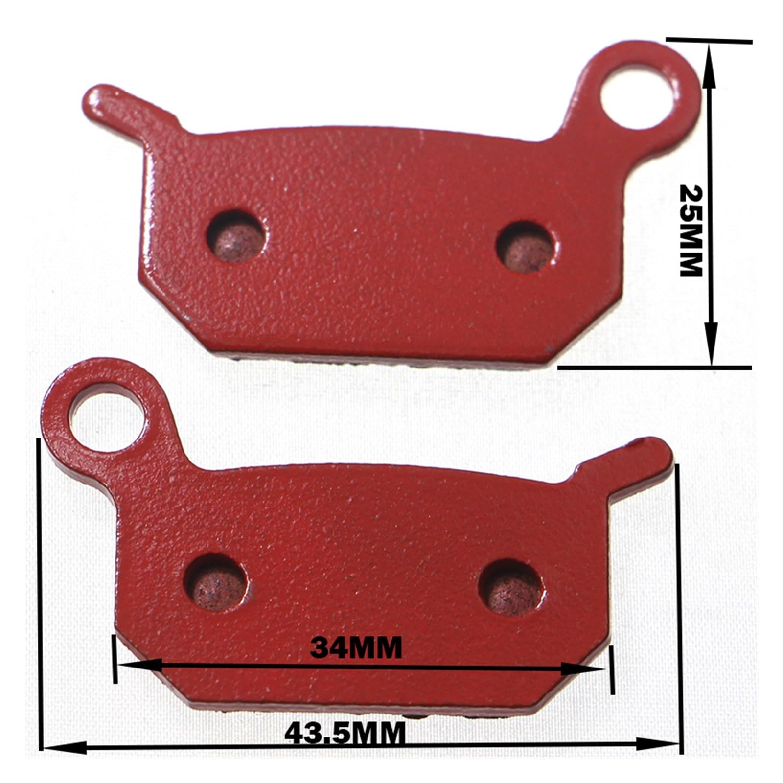 For Fórmula, for Piezas de Freno de Disco de Bicicleta de montaña B4 MTB, 1 par de Pastillas de Freno de Disco de Bicicleta sinterizadas Rojas Pastillas de Freno para Bicicleta
