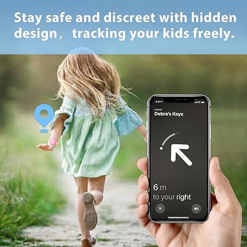 Miniatura 5 de Paquete de 2 pulseras AirTag para niños, soporte impermeable para AirTag para niños con silicona suave, cobertura completa, accesorios para Airtag