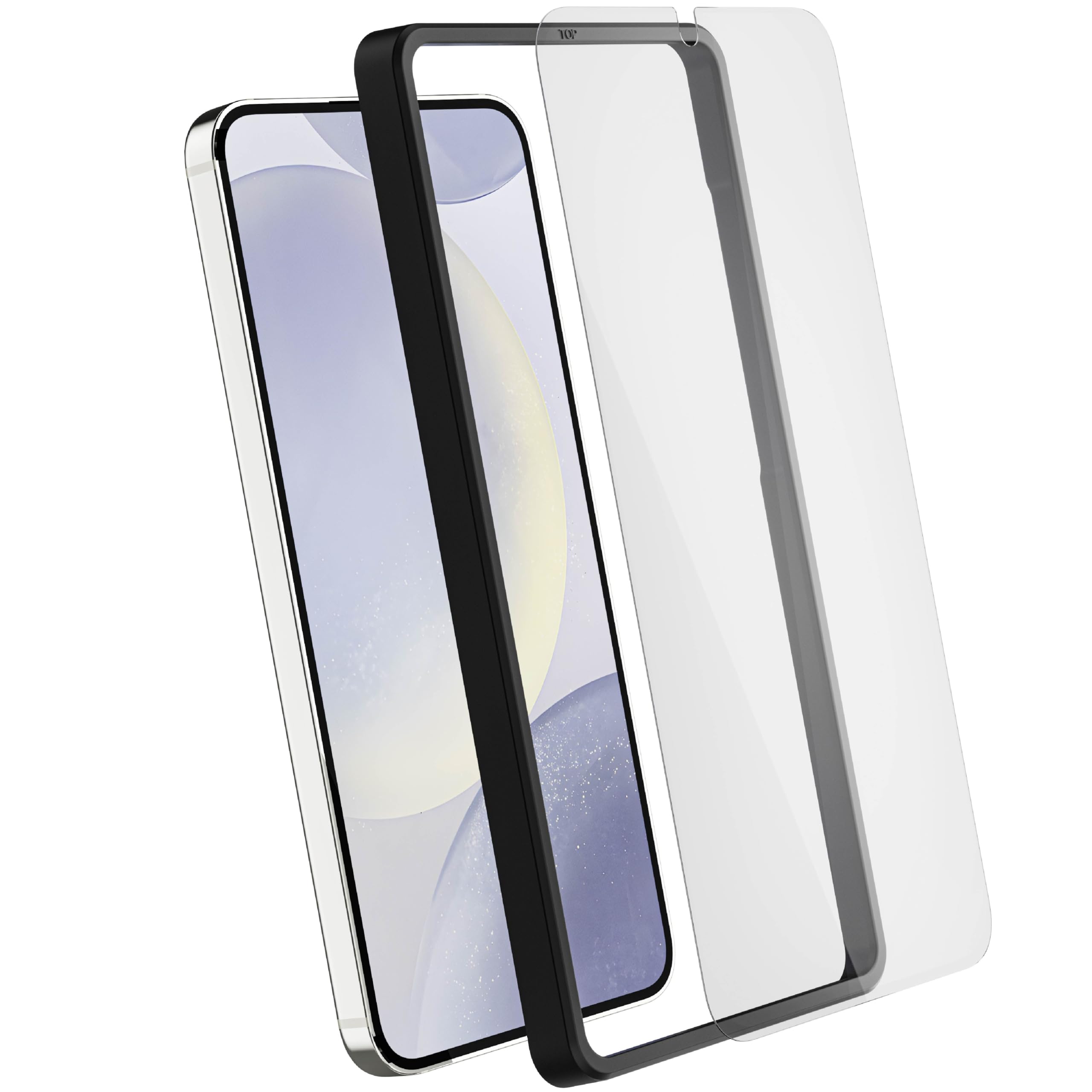 Ghostek Screen Protector for Galaxy S24 Plus, Full Coverage Tempered Glass Film, 9H Hardness, Easy Installation, HD Clear Glass Protector Designed for 2024 Samsung S24 Plus (6.7-Inch, Clear)