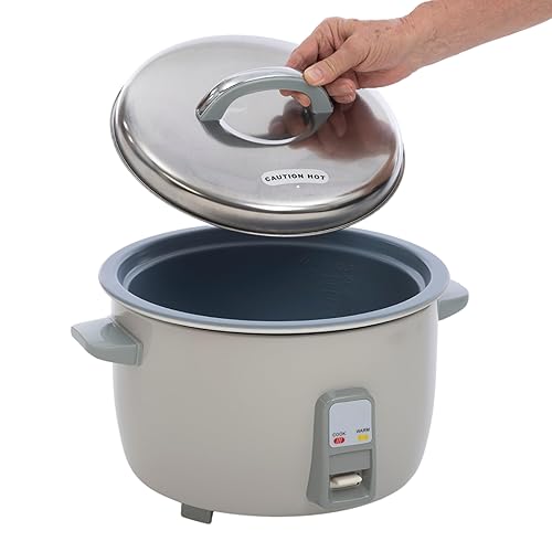 Miniatura 3 de FSE RC-E25 - Olla arrocera económica resistente, capacidad para 25 tazas, tenedor de plástico de gran tamaño