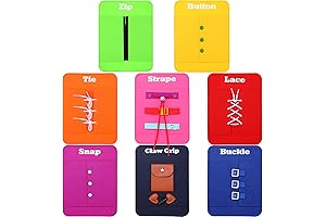 8-Piece Early Learning Dress Learning Boards