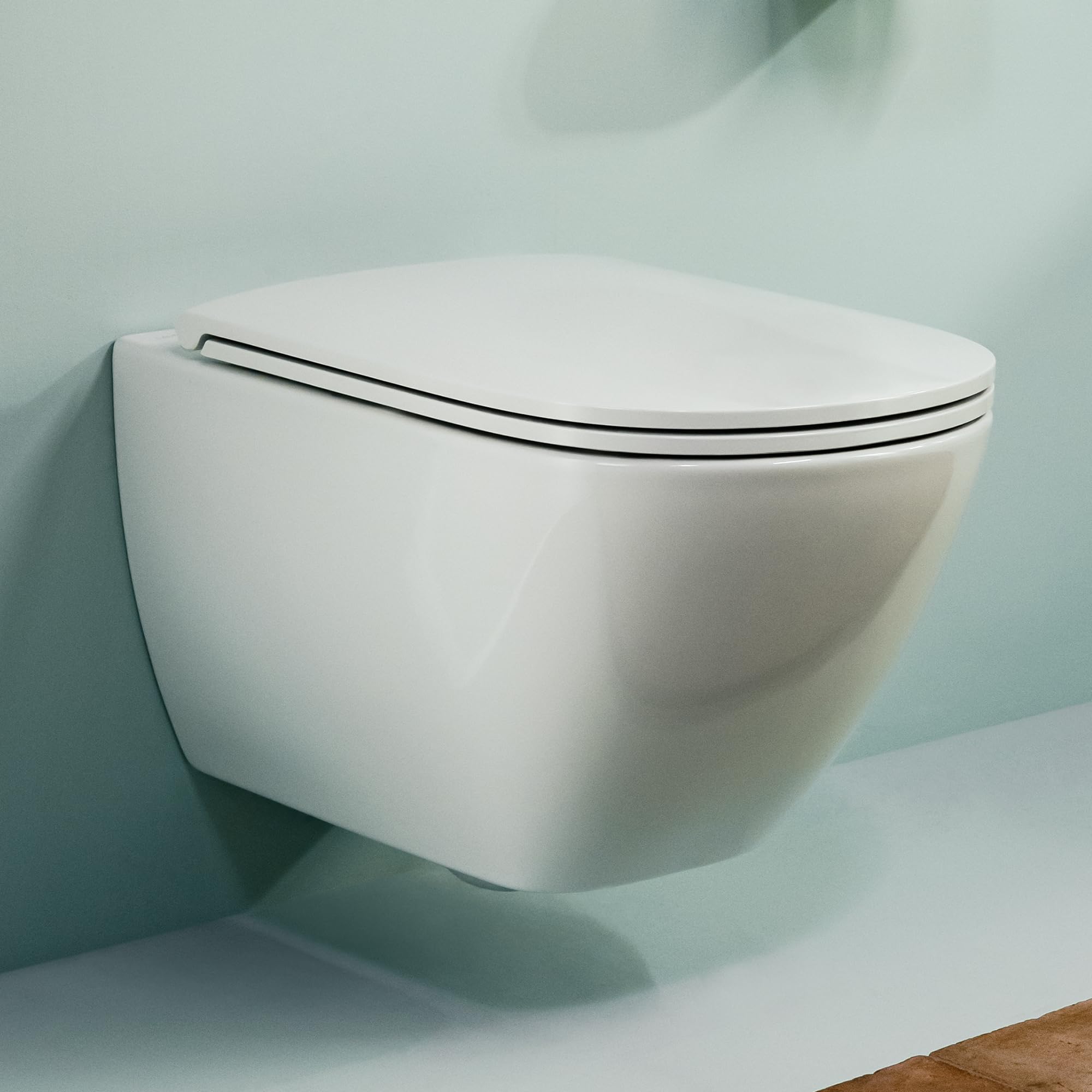 Inodoro suspendido Laufen Lua Advanced, 520x360x345mm, H8200800000001, Color: blanco