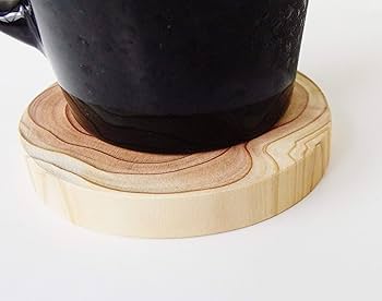 天然木　自然木　切り株 Amazon｜atmono【KIRIKABU/きりかぶコースター】木製 国産 日本