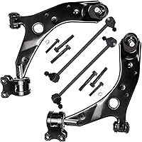 Vista 13 de Detroit Axle - Kit de brazos de control delanteros de 4 piezas para Ford Mustang Base GT 05-10 2005 2006 2007 2008 2009 2010, 2 brazos de control