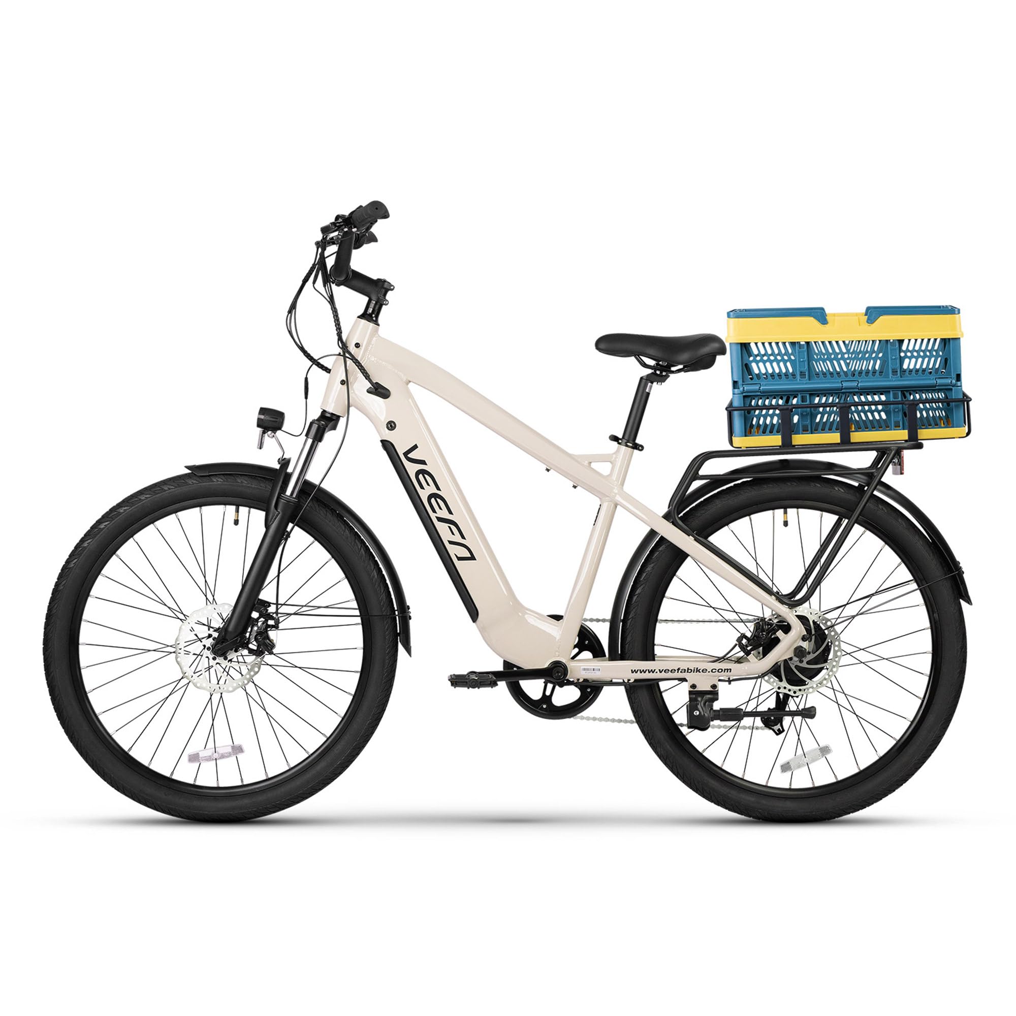VEEFA Electric Bike for Adults 27.5” Ebike 20-24Mph Peak 1000W Motor E-Bike 80 Miles Max Range by 48V Built-in Removable Battery, 5 Pedal-Assist Levels, UL 2849 Certified E Bike for Commuting
