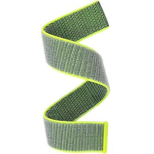 Abanen Hook and Loop Quick Dry Watch Band for Fenix 8 47mm/ epix Pro 47mm / Fenix 7/6/5, 22mm Woven Nylon Ultralight Sport Wristband Strap for Garmin Instinct 2, Instinct 3 45mm