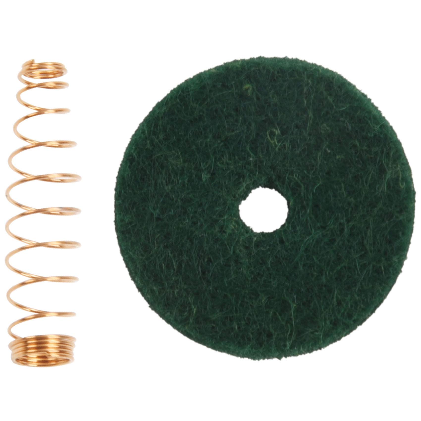 Bloepum 90Pcs Copper Golden Jack Springs Repair Part & 90Pcs Piano Keyboard Washer Piano Felt Punchings Washers