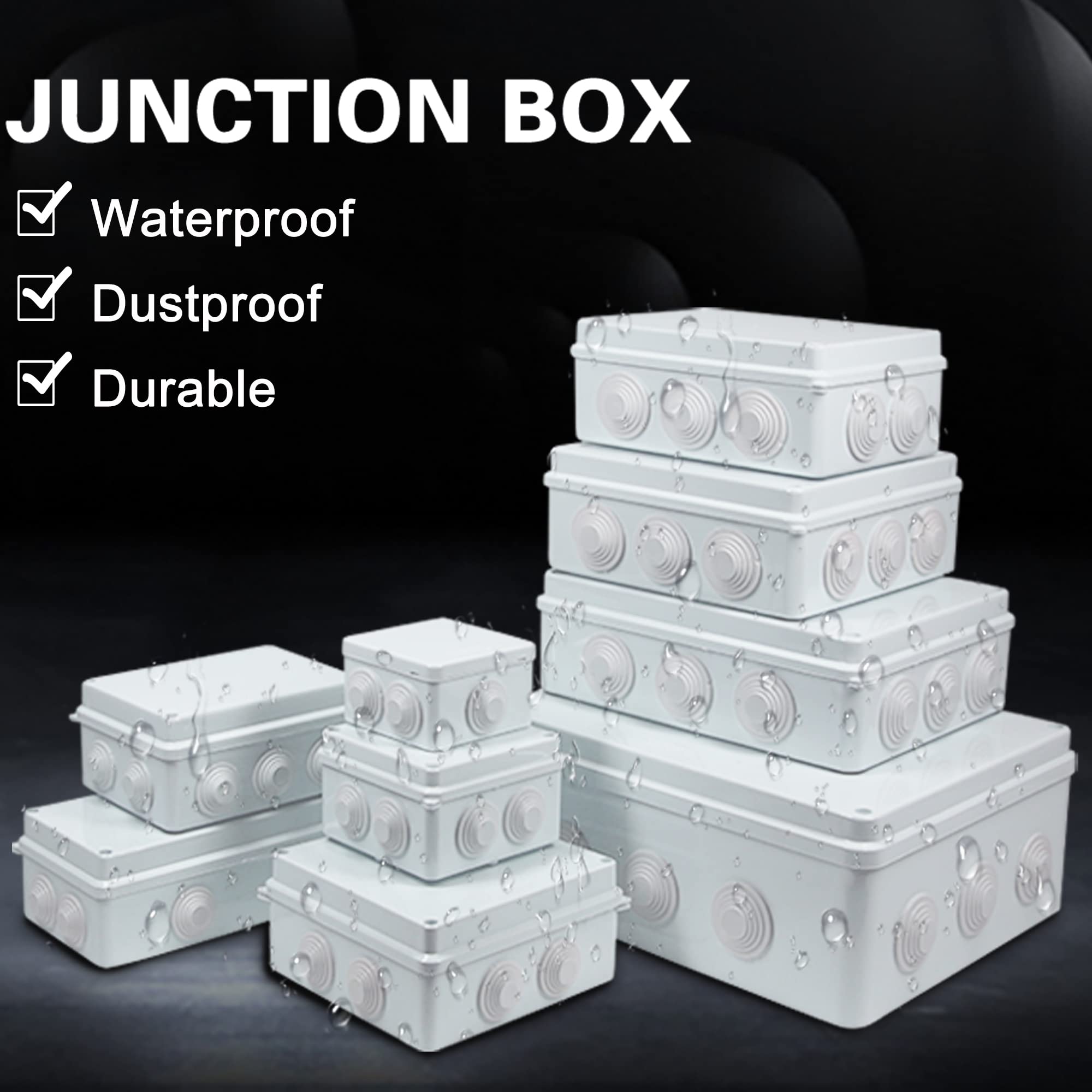 Waterproof Electrical Junction Box - Sunnyglade -7
