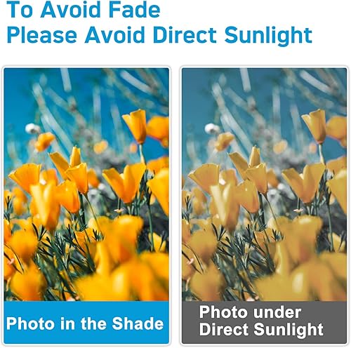 Miniatura 8 de Uinkit Hojas magnéticas imprimibles de papel fotográfico brillante de 8.5 x 11 pulgadas, 10 hojas y 30 hojas de 4 x 6 pulgadas