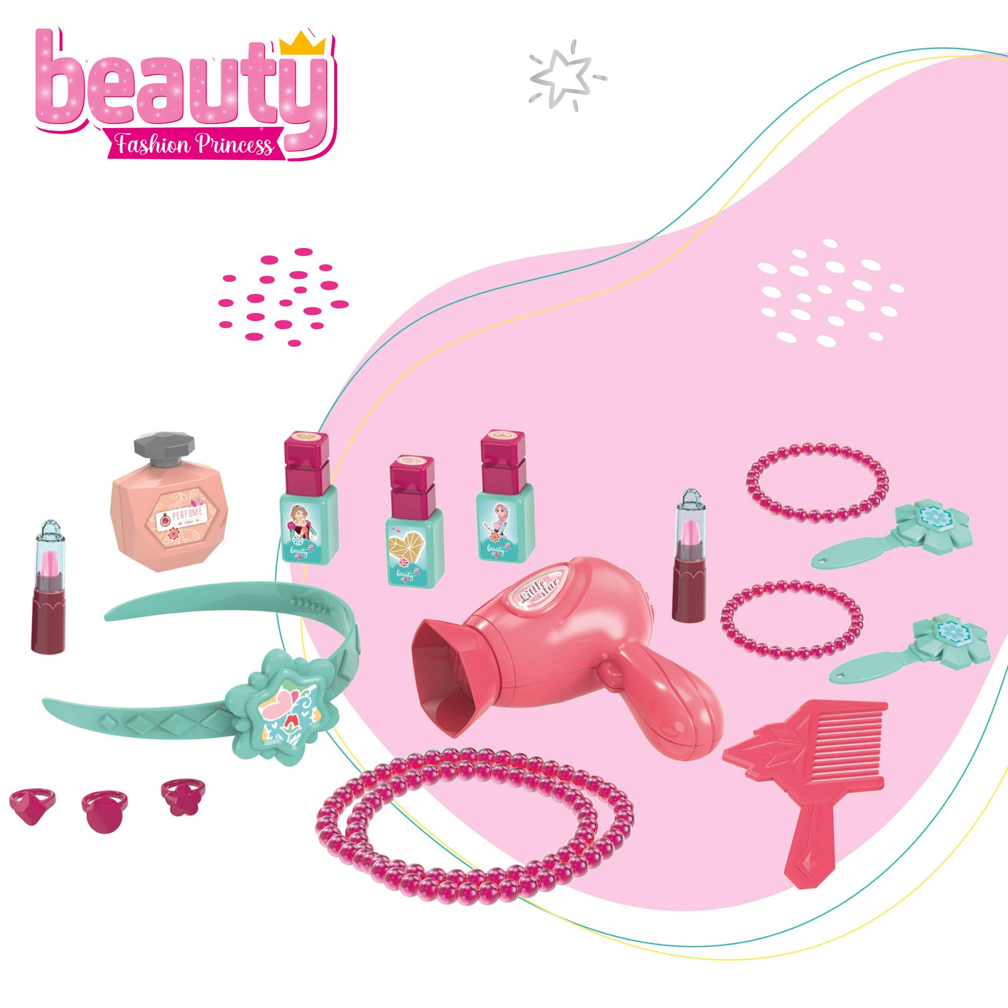 ColorBaby- Vanità Trucco per Ragazze, Colore Rosso, 57x24x75 cm, 47969